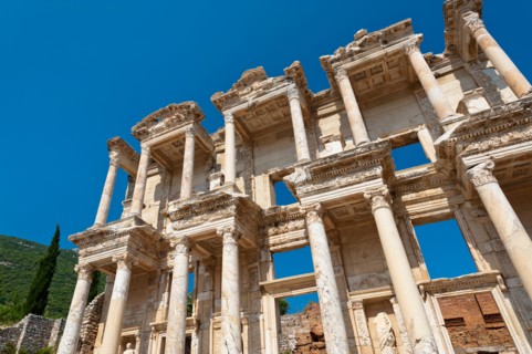Turkey, Ephesus, Library of Celsus.