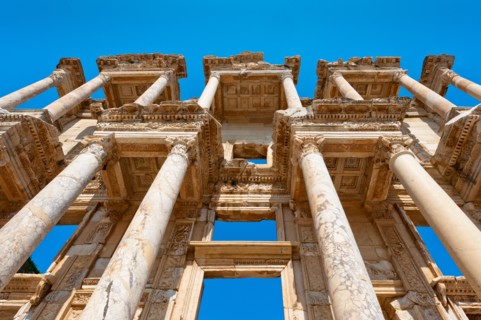 Turkey, Ephesus, Library of Celsus.