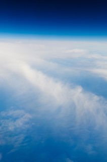 High altitude photo of Earth.