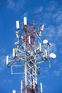 Telecommunications tower. Photo : fotog