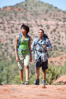 Man and woman in nature