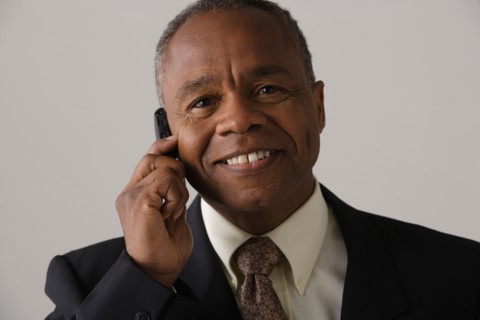 Portrait of mature businessman, studio shot. Photo : Rob Lewine