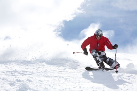 Skiing Action