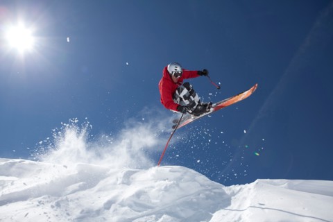 Skiing Action