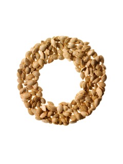 Studio shot of Pumpkin Seeds on white background. Photo : David Arky