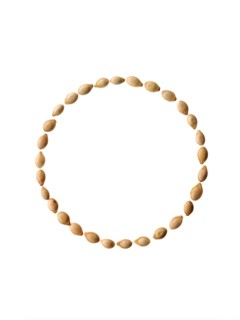 Studio shot of Pumpkin Seeds on white background. Photo : David Arky