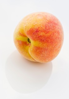 Studio shot of peaches.