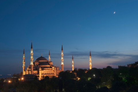 Turkey, Istanbul, Blue Mosque.
