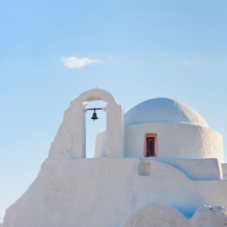 Greece, Cyclades Islands, Mykonos, Paraportiani church.