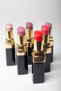 Studio shot of lipsticks. Photo : Winslow Productions