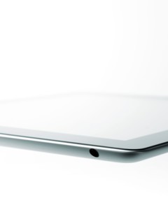 Studio shot of digital tablet. Photo : David Arky
