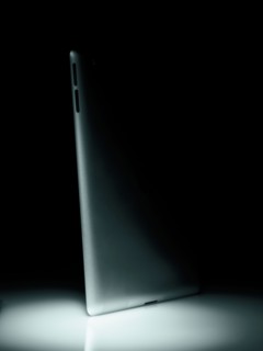 Studio shot of digital tablet. Photo : David Arky