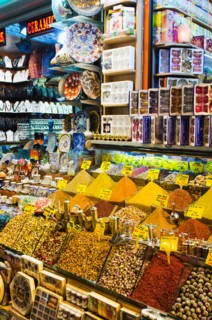 Turkey, Istanbul, Spice market.