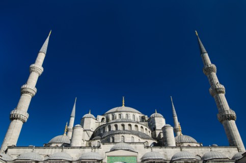 Turkey, Istanbul, Sultanahmet Mosque.
