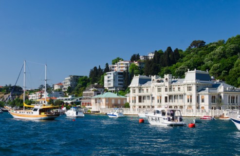 Turkey, Istanbul, Egyptian Consolate on the Bosphorus .