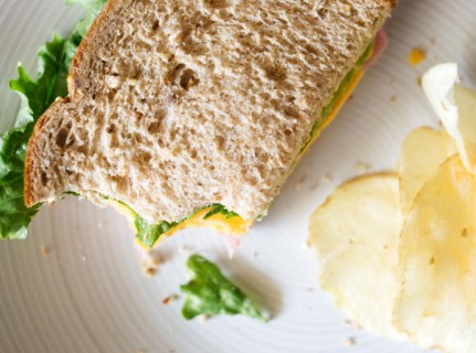 Close up of sandwich. Photo: Jamie Grill