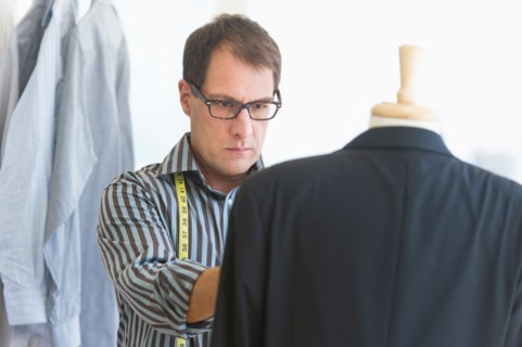 Tailor at work.
