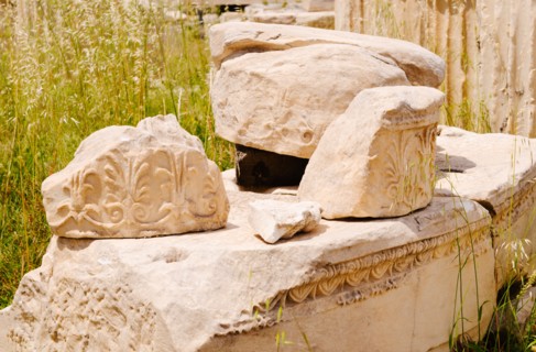 Greece, Athens, Acropolis, Old ruins.