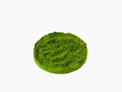 Studio shot of Ground Wasabi Powder on white background. Photo : David Arky