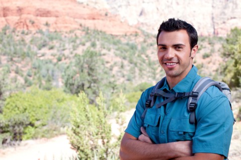 Outdoor man Posing