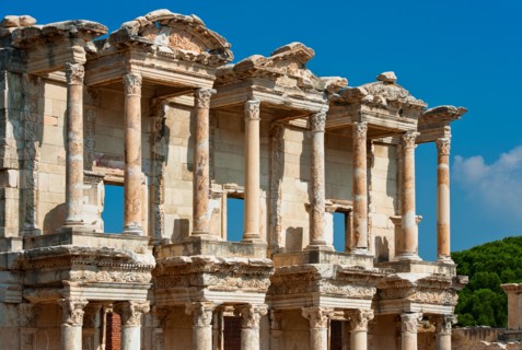 Turkey, Ephesus, Library of Celsus.