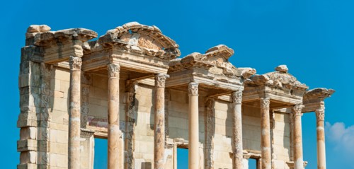 Turkey, Ephesus, Library of Celsus.
