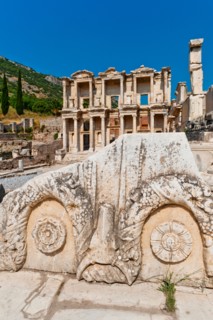 Turkey, Ephesus, Library of Celsus.