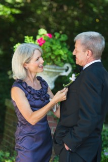 Elegant senior couple.