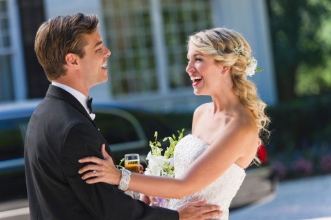 Portrait of married couple.