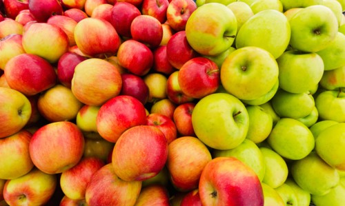Heap of apples.