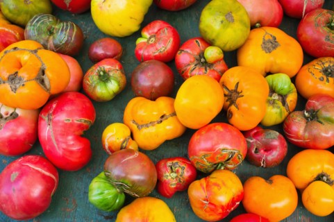 Heirloom tomatoes.