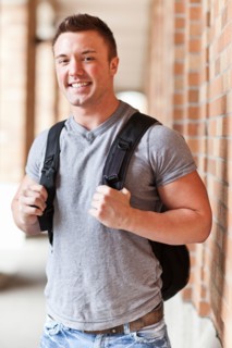 Portrait of male college student. Photo: Take A Pix Media
