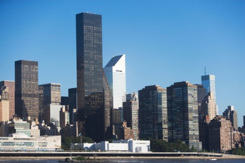USA, New York State, New York City, Manhattan, Trump Worldwide Plaza. Photo: fotog