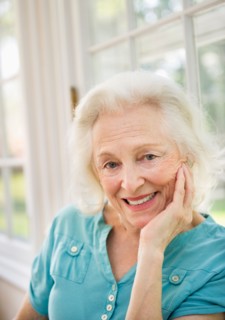 Portrait of senior woman.