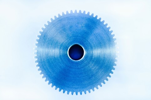 Studio shot of cog wheel. Photo: Antonio M. Rosario