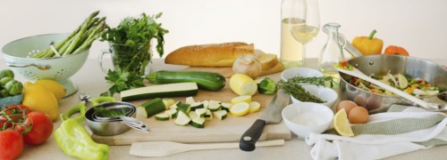 Healthy food, studio shot.