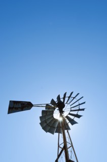 USA, Georgia, Stone Mountain, Old fashioned turbine.
