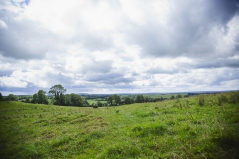 Ireland, County Westmeath, Landscape with clouds. Photo : Jamie Grill
