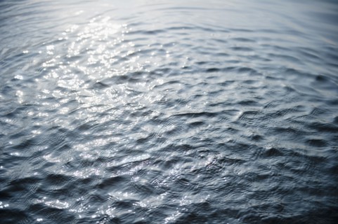 Roaring Brook Lake, Rippled water surface. Photo: Jamie Grill