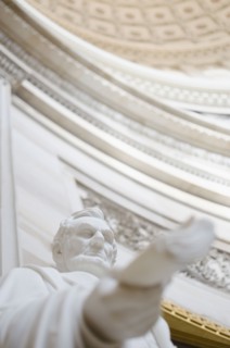 USA, Washington DC, Capitol Building, Close up of statue . Photo : Jamie Grill