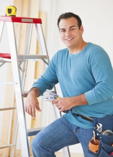 Portrait of construction worker. Photo: Daniel Grill