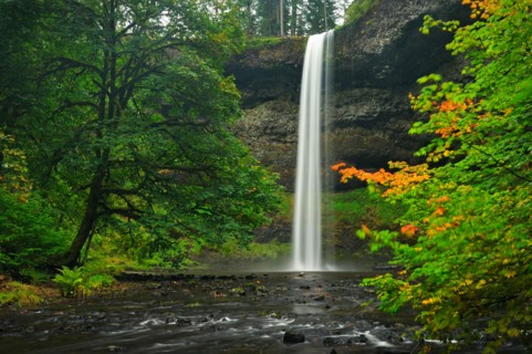 USA, Oregon, Marion County, South Falls. Photo: Gary Weathers