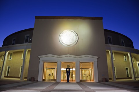 USA, New Mexico, Santa Fe, State Capitol Building. Photo: Henryk Sadura