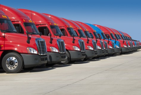 New semi trucks. Photo : DKAR Images