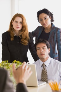 Business people at meeting. Photo: Rob Lewine