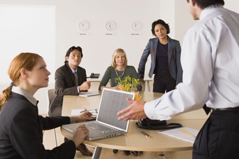Business people at meeting. Photo: Rob Lewine