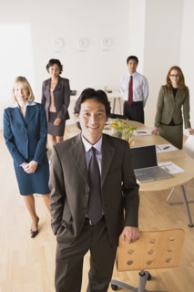 Portrait of business people. Photo : Rob Lewine