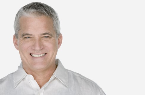 Studio portrait of mature man. Photo : Rob Lewine