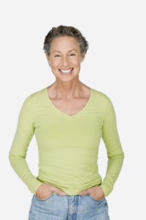 Studio portrait of senior woman. Photo : Rob Lewine