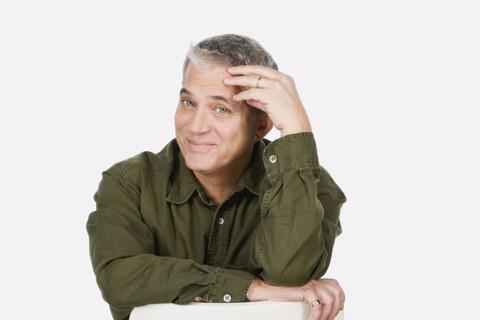 Studio portrait of mature man. Photo : Rob Lewine